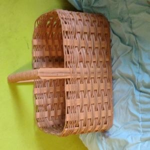 Large wooden basket